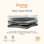 Colchão Emma Body Adapt Híbrido | Conforto e Suporte
