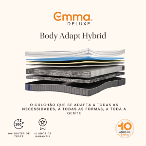 Colchão Emma Body Adapt Híbrido | Conforto e Suporte