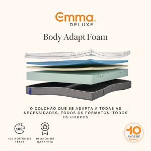 Emma Body Adapt Foam – Colchão Ergonómico e Confortável