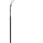 TILLY Floor Lamp 2xG9/40W H110-156cm Chrome/Woo