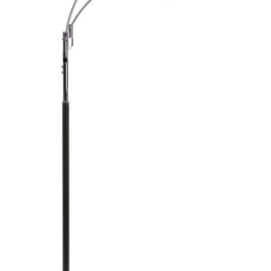 TILLY Floor Lamp 2xG9/40W H110-156cm Chrome/Woo