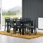OLIMPO Sala de Jantar Preto Branco