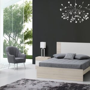 QUARTO CASAL MADRID OAK|BRANCO MATE