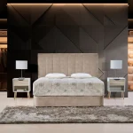 Cama estofada Kristal