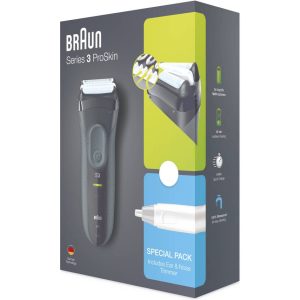 BRAUN SHAVER 3000S+NOSE TRIMER