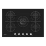 CANDY CVG74WPB PLACA GAS VIDRO 75