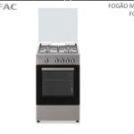 TELEFAC FOGAO TFF5052X FORNO GAS